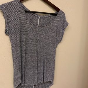 Blue striped top from loft